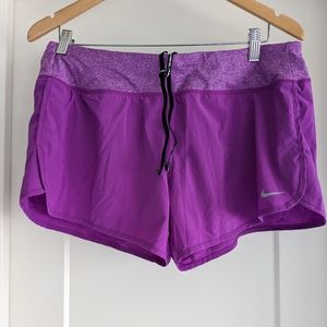 Women's Purple Nike running shorts large